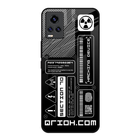 Futuristic Art Vivo Y73 Glass Back Cover Online