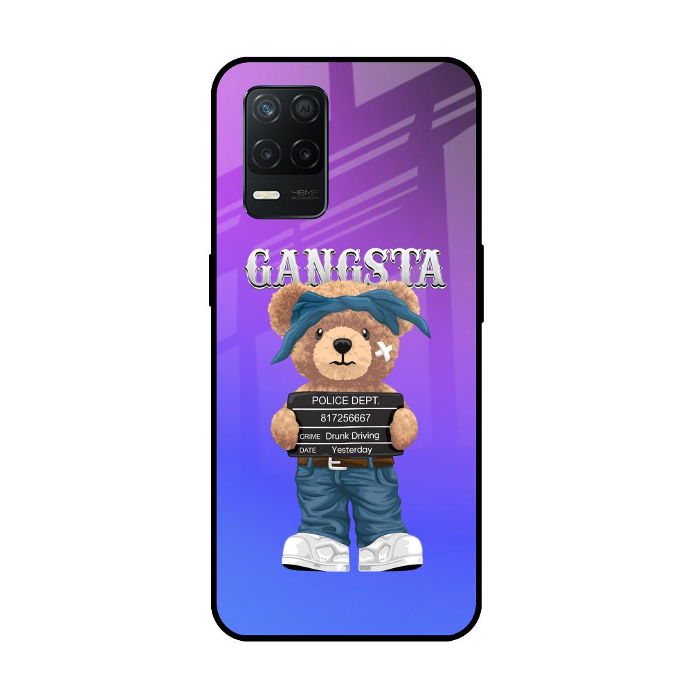 Gangsta Bear Realme 8 5G Glass Back Cover Online