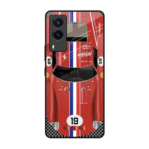 Racing Vintage Vivo V21e Glass Back Cover Online
