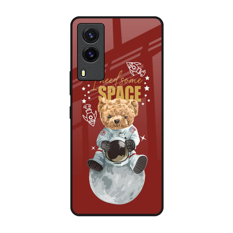 Astronaut Bear Vivo V21e Glass Back Cover Online