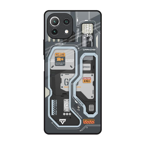 Retro Futuristic Mi 11 Lite Glass Back Cover Online