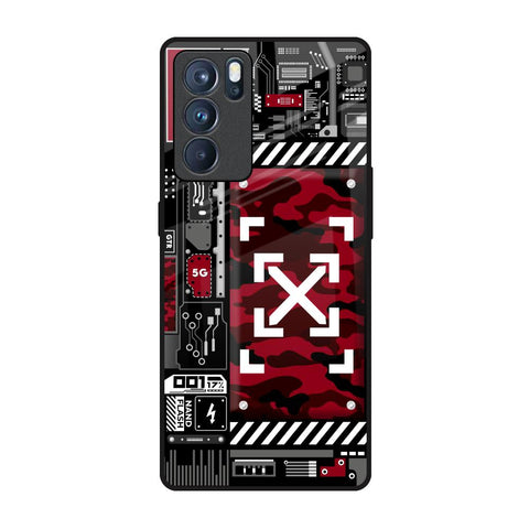 Technology Art Oppo Reno6 Pro Glass Back Cover Online