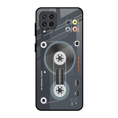 Retro Recorder Samsung Galaxy F22 Glass Back Cover Online