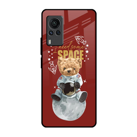 Astronaut Bear Vivo X60 PRO Glass Back Cover Online
