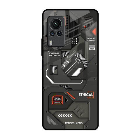 Tech Aesthetics Vivo X60 PRO Glass Back Cover Online