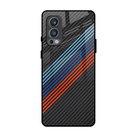 Carbon Inspired OnePlus Nord 2 Glass Back Cover Online