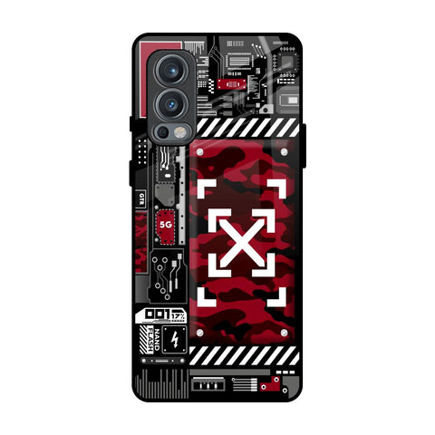 Technology Art OnePlus Nord 2 Glass Back Cover Online