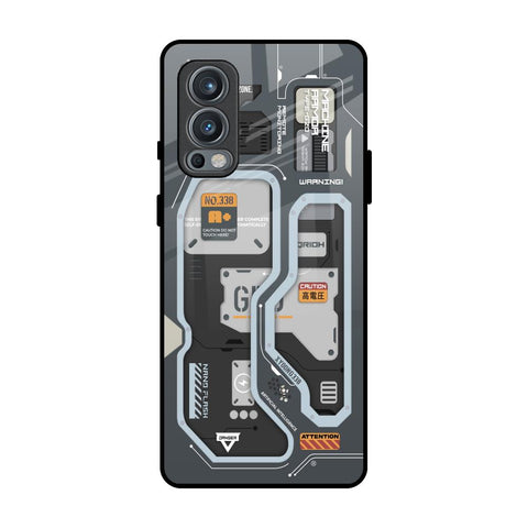 Retro Futuristic OnePlus Nord 2 Glass Back Cover Online