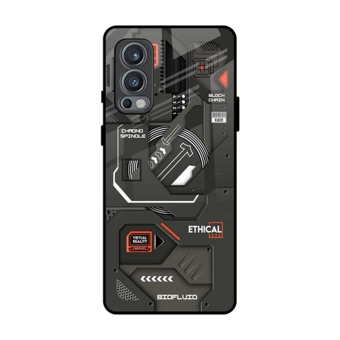 Tech Aesthetics OnePlus Nord 2 Glass Back Cover Online