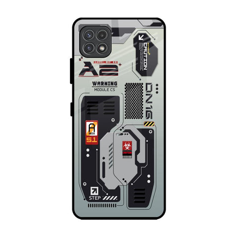 Techno Vibes Samsung Galaxy A22 5G Glass Back Cover Online