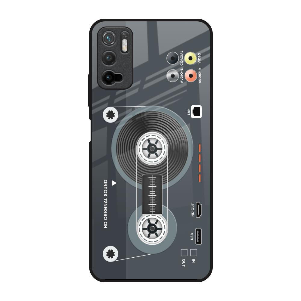 Retro Recorder Redmi Note 10T 5G Glass Back Cover Online