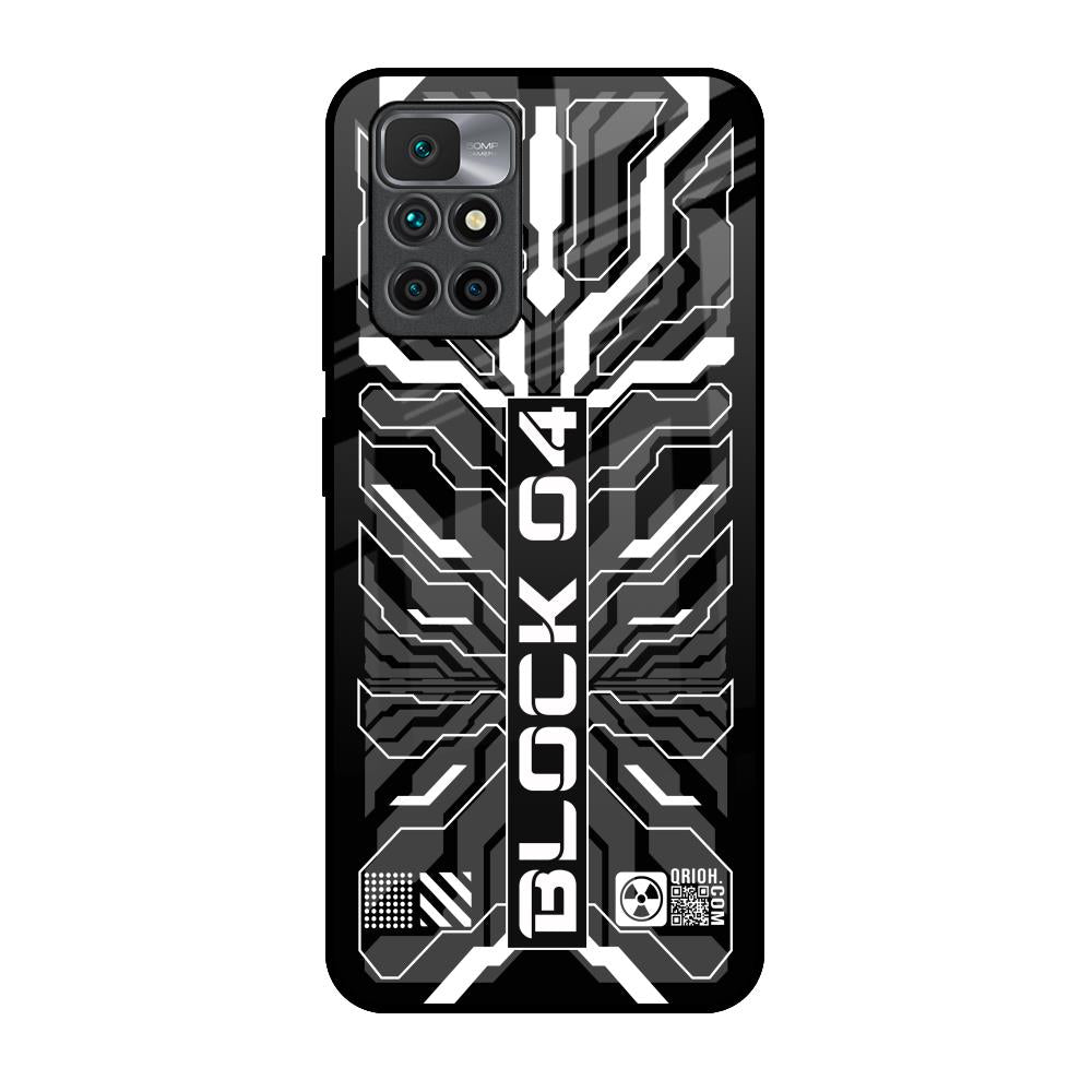 Monochrome Magic Redmi 10 Prime Glass Back Cover Online
