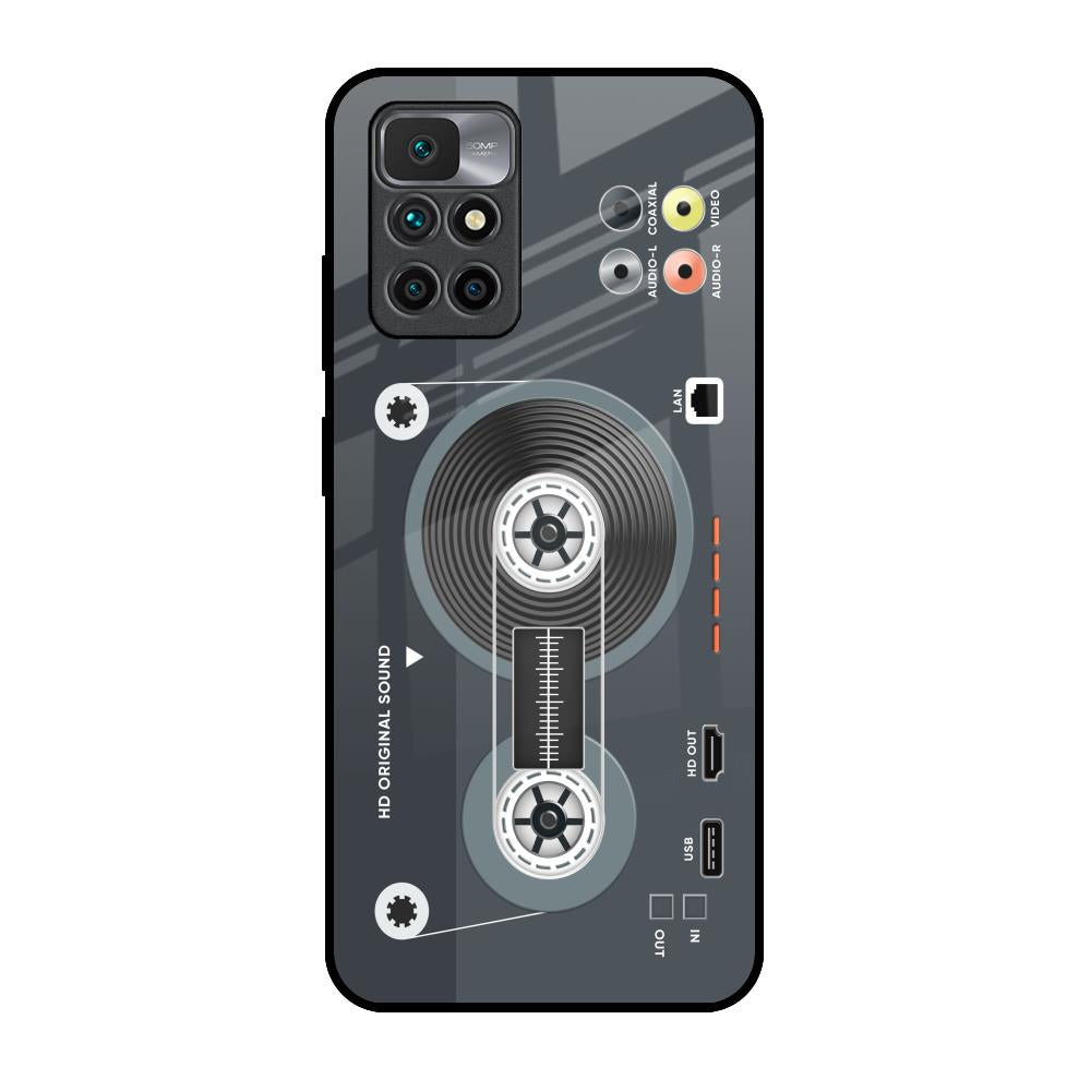 Retro Recorder Redmi 10 Prime Glass Back Cover Online