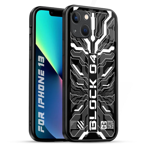 Monochrome Magic iPhone 13 Glass Back Cover Online