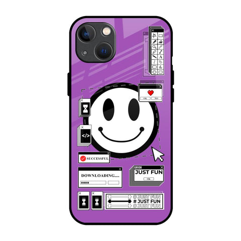 Code with Smile iPhone 13 Glass Back Cover Online