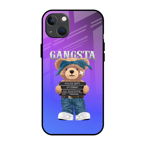 Gangsta Bear iPhone 13 Glass Back Cover Online