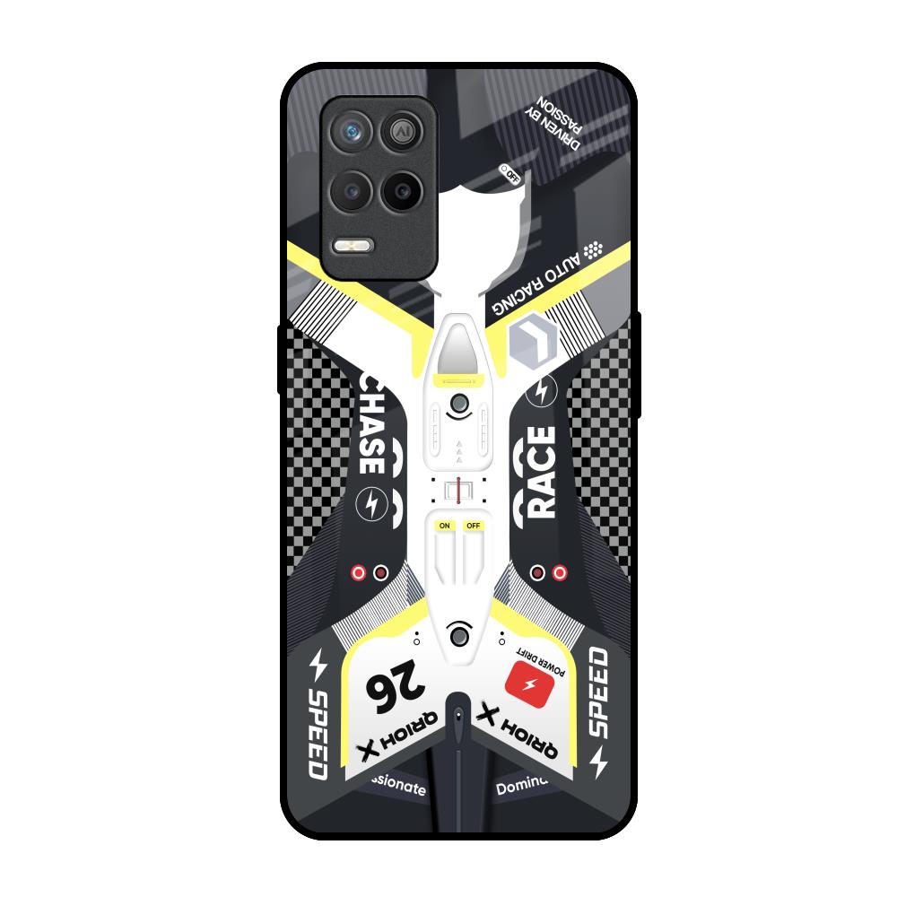 Car Enthusiast Realme 8s 5G Glass Back Cover Online