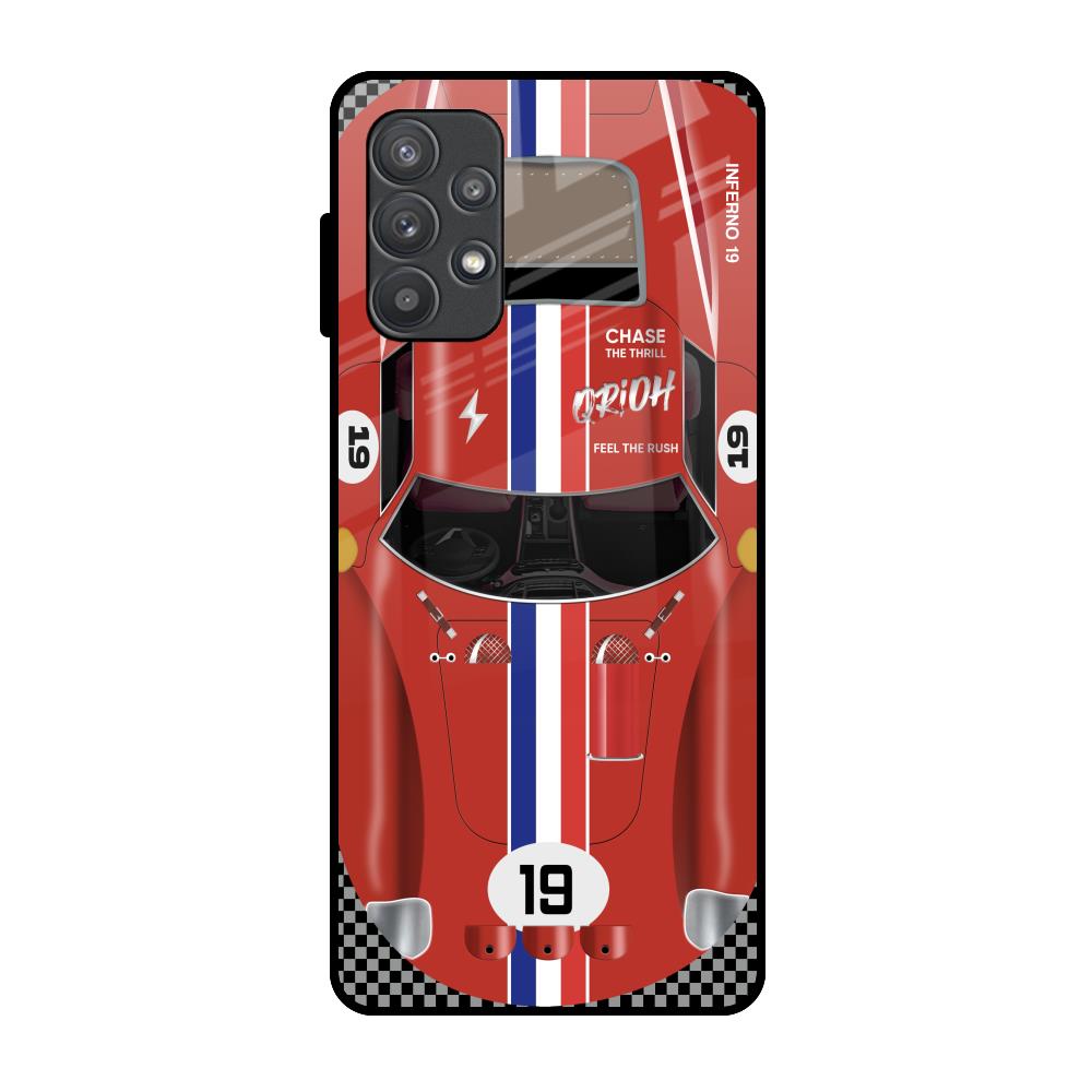 Racing Vintage Samsung Galaxy A52s 5G Glass Back Cover Online