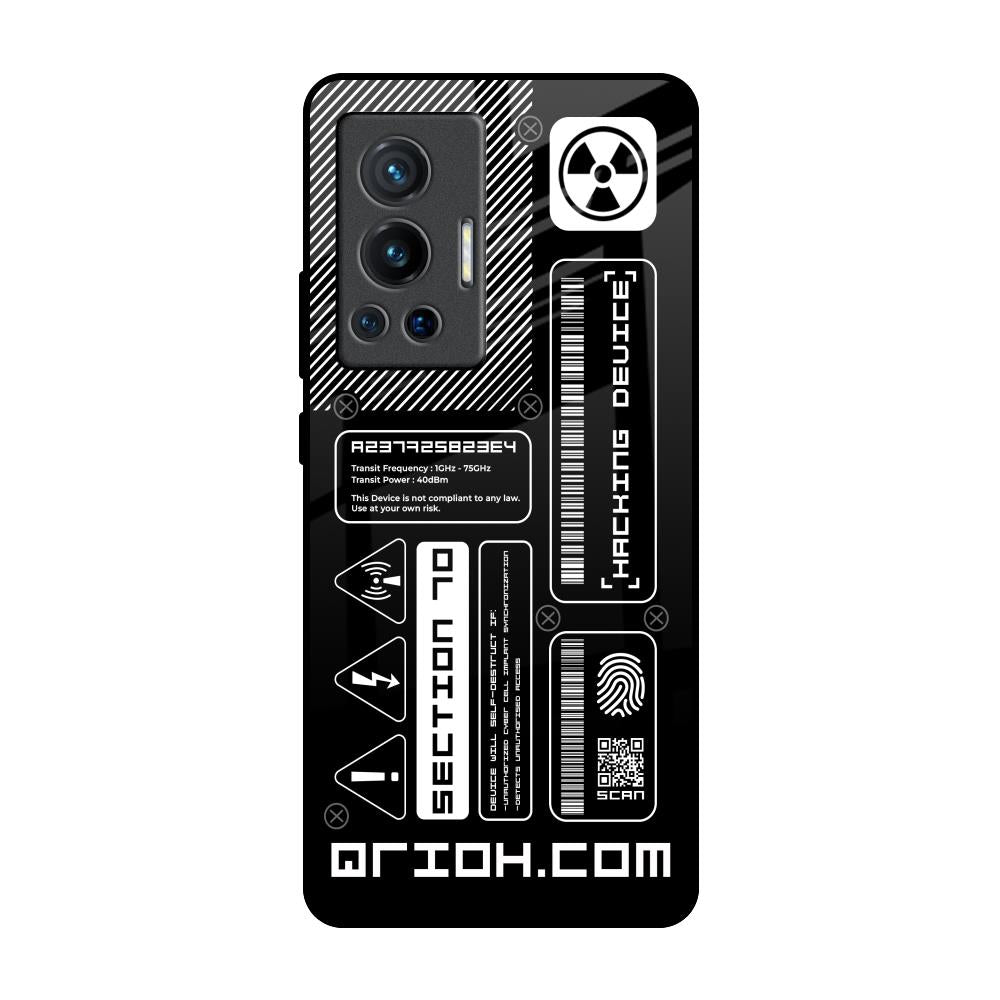 Futuristic Art Vivo X70 Pro Glass Back Cover Online