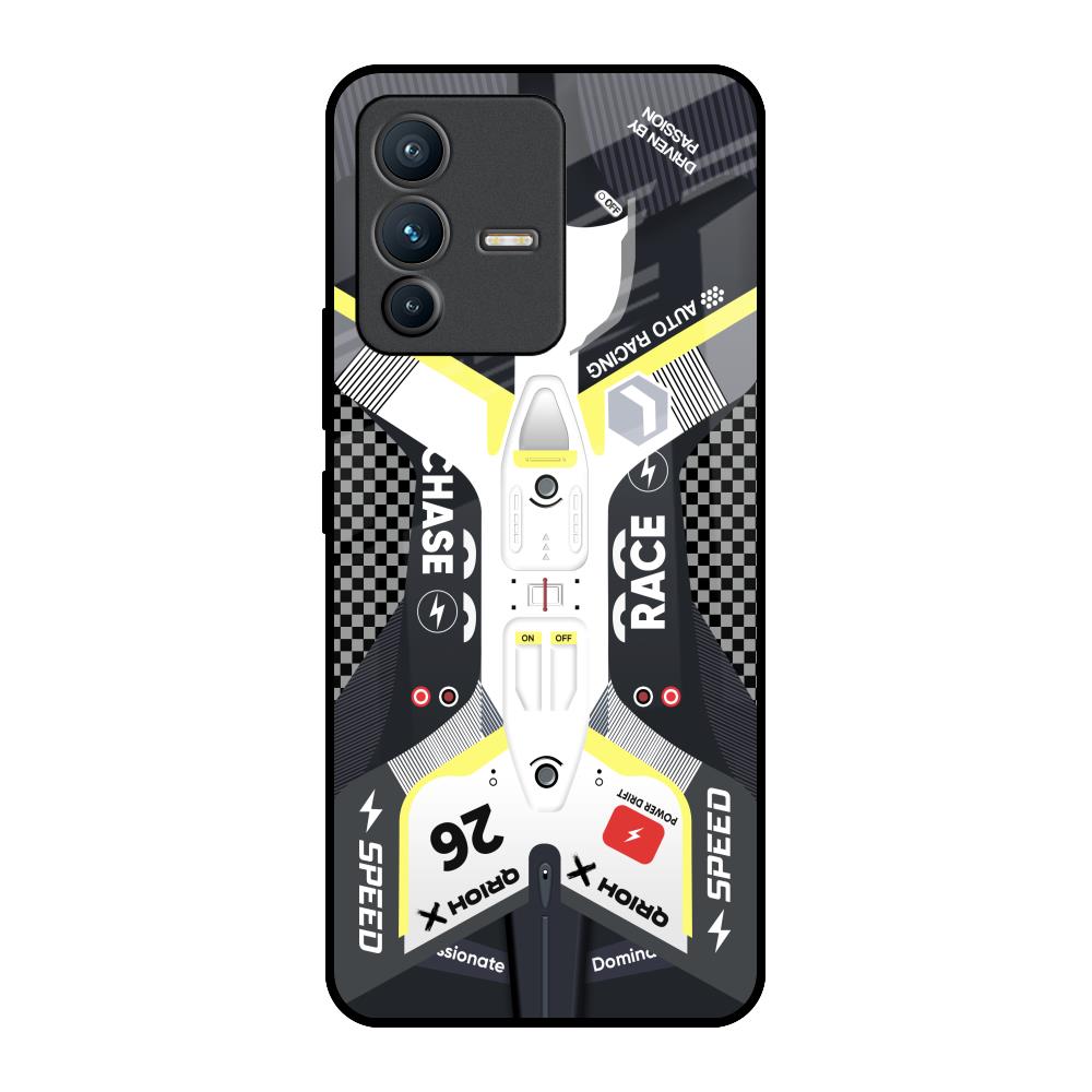 Car Enthusiast Vivo V23 Pro 5G Glass Back Cover Online