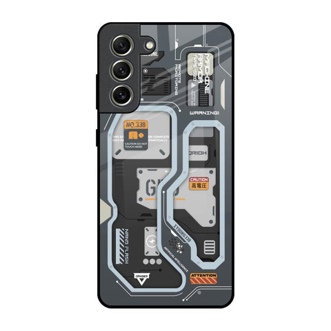 Retro Futuristic Samsung Galaxy S21 FE 5G Glass Back Cover Online