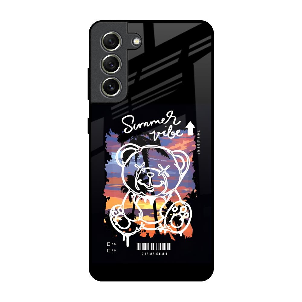 Summer Vibe Samsung Galaxy S21 FE 5G Glass Back Cover Online