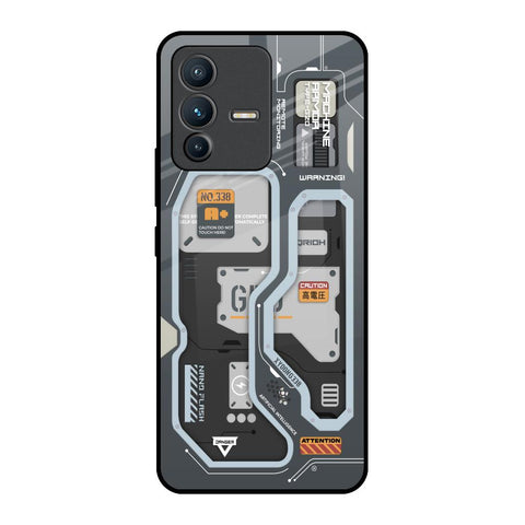 Retro Futuristic Vivo V23 5G Glass Back Cover Online