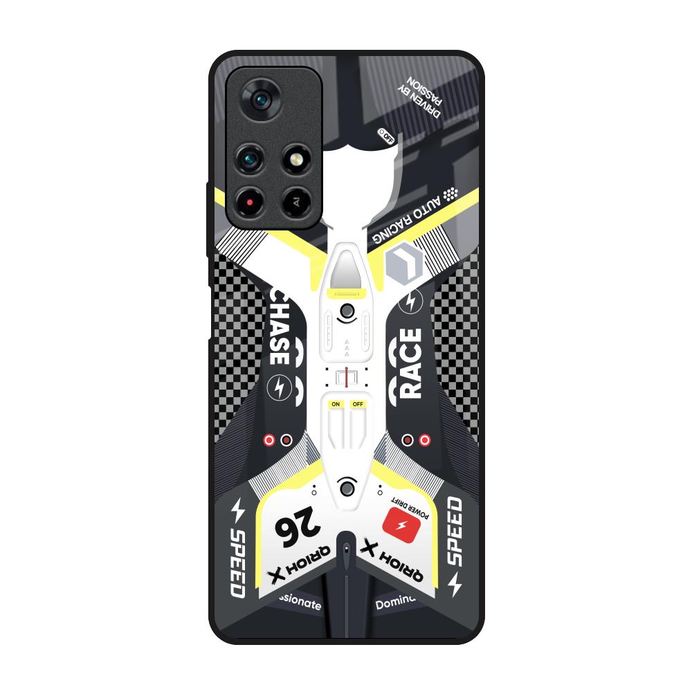 Car Enthusiast Redmi Note 11T 5G Glass Back Cover Online