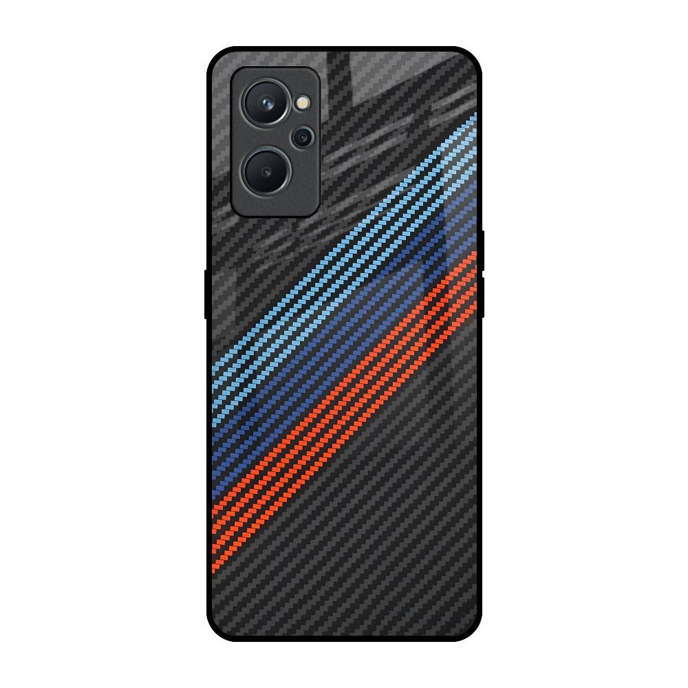 Carbon Inspired Realme 9i Glass Back Cover Online