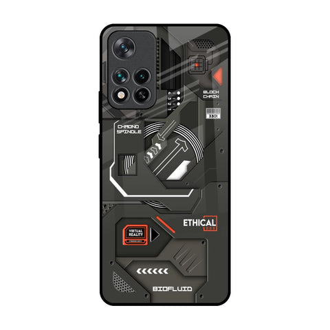 Tech Aesthetics Mi 11i Glass Back Cover Online