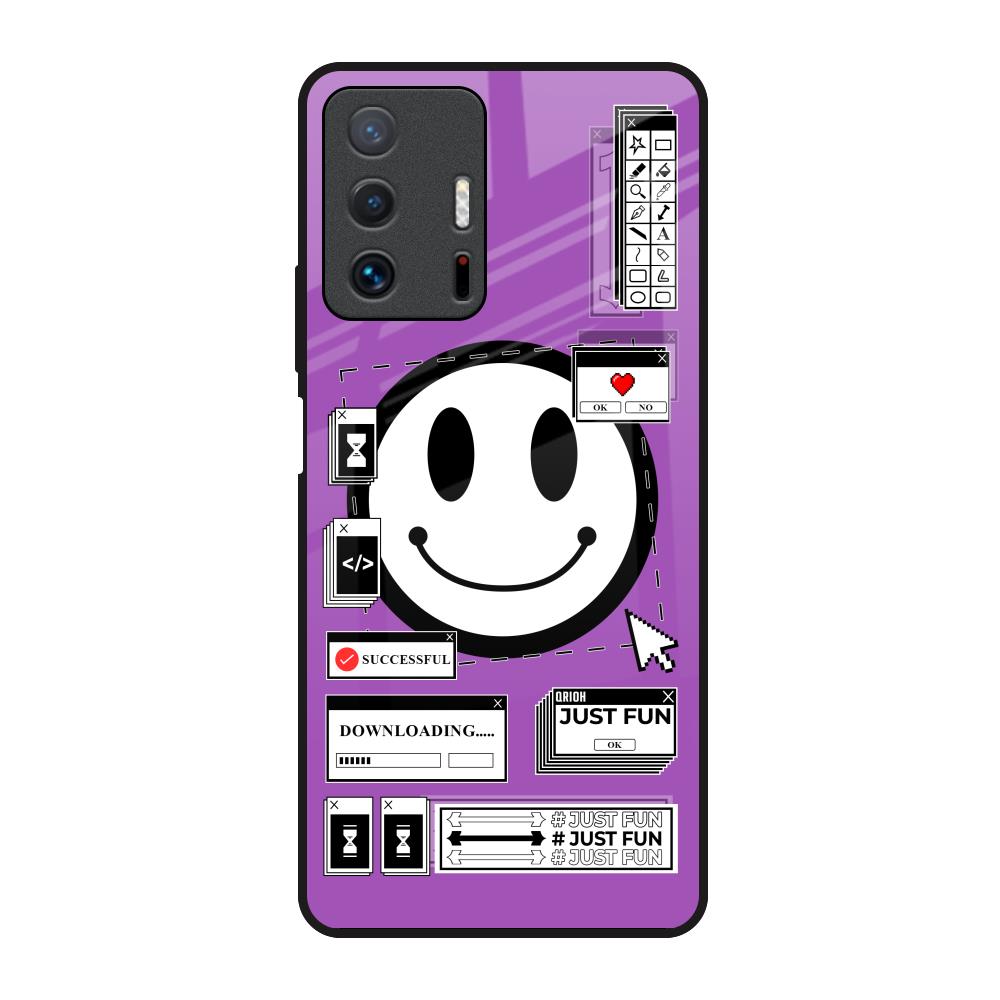 Code with Smile Mi 11T Pro 5G Glass Back Cover Online