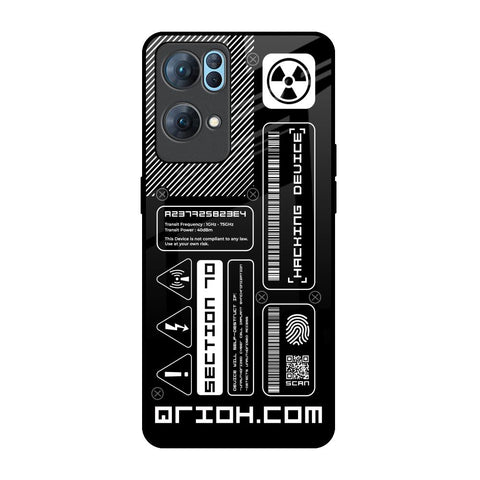 Futuristic Art Oppo Reno7 Pro 5G Glass Back Cover Online
