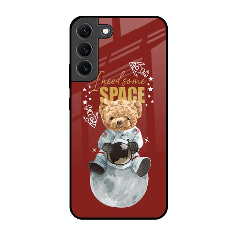 Astronaut Bear Samsung Galaxy S22 5G Glass Back Cover Online