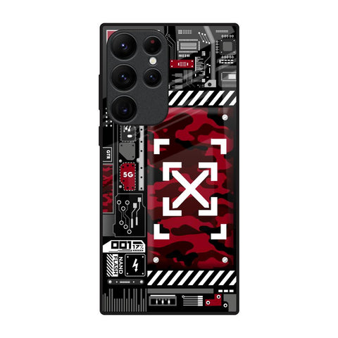 Technology Art Samsung Galaxy S22 Ultra 5G Glass Back Cover Online