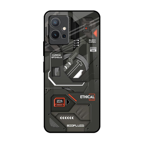 Tech Aesthetics Vivo Y75 5G Glass Back Cover Online