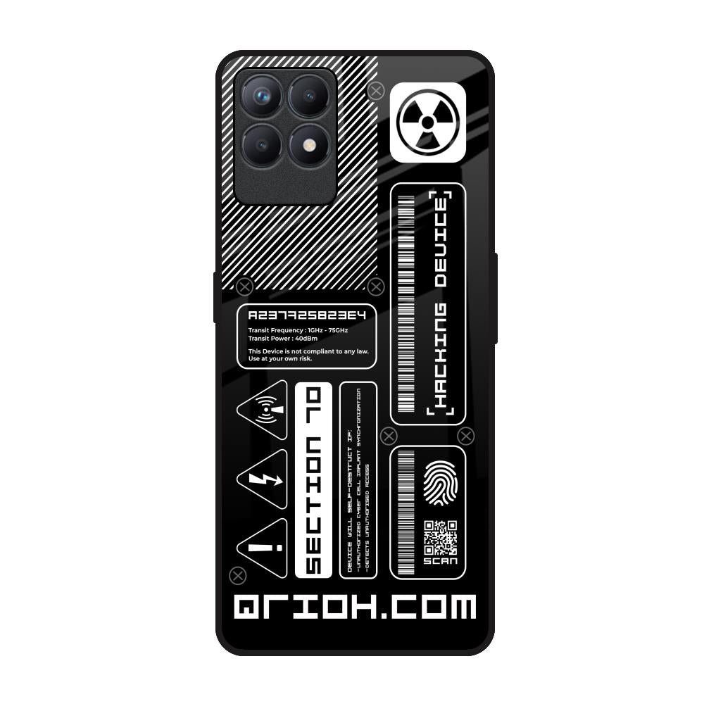 Futuristic Art Realme Narzo 50 Glass Back Cover Online