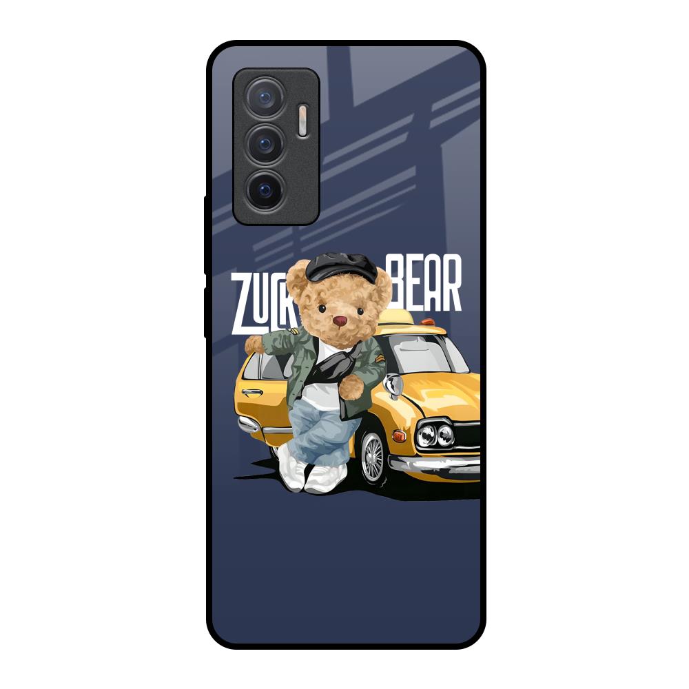 Adventurous Bear Vivo V23e 5G Glass Back Cover Online