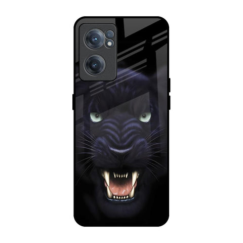 Angry Black Leopard OnePlus Nord CE 2 5G Glass Back Cover Online
