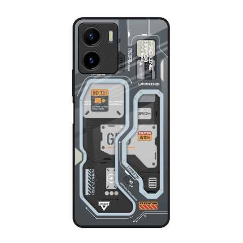 Retro Futuristic Vivo Y15s Glass Back Cover Online