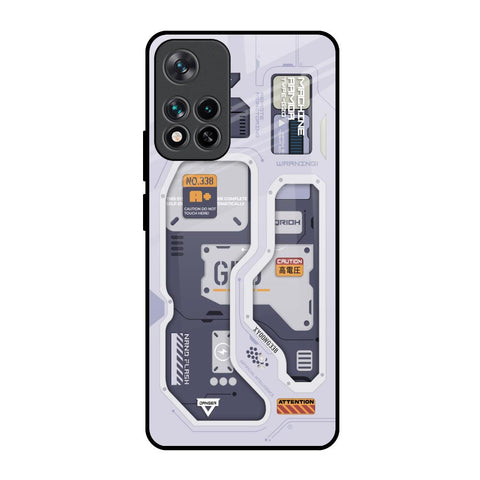 Tech Savvy Mi 11i HyperCharge Glass Back Cover Online