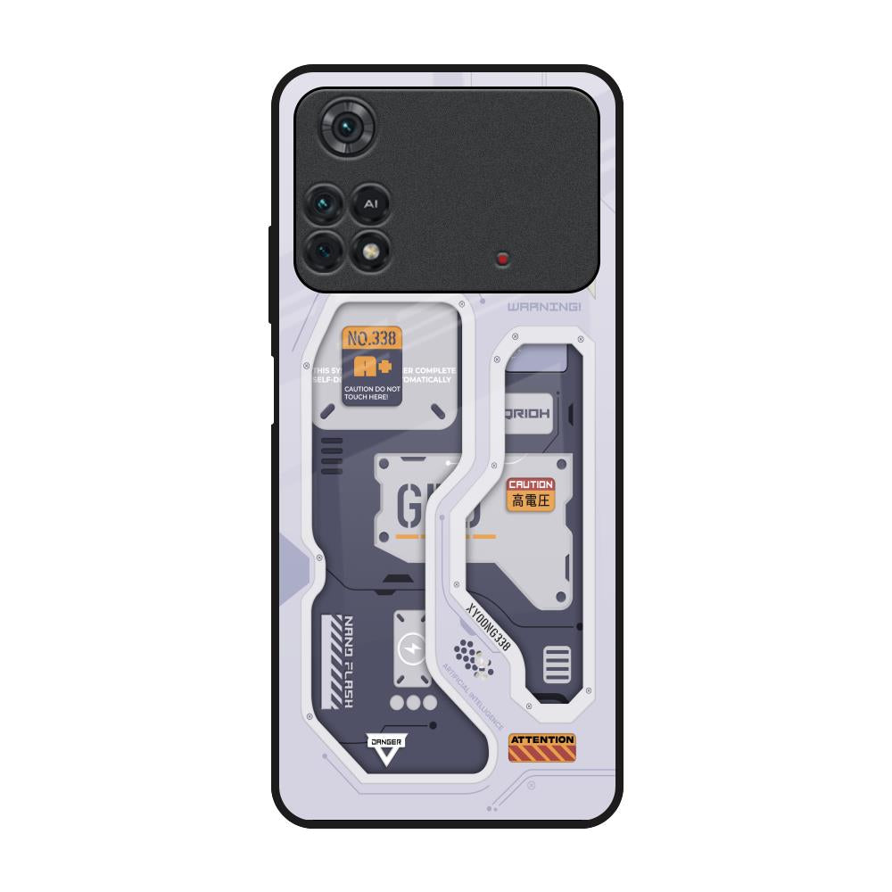 Tech Savvy Poco M4 Pro Glass Back Cover Online