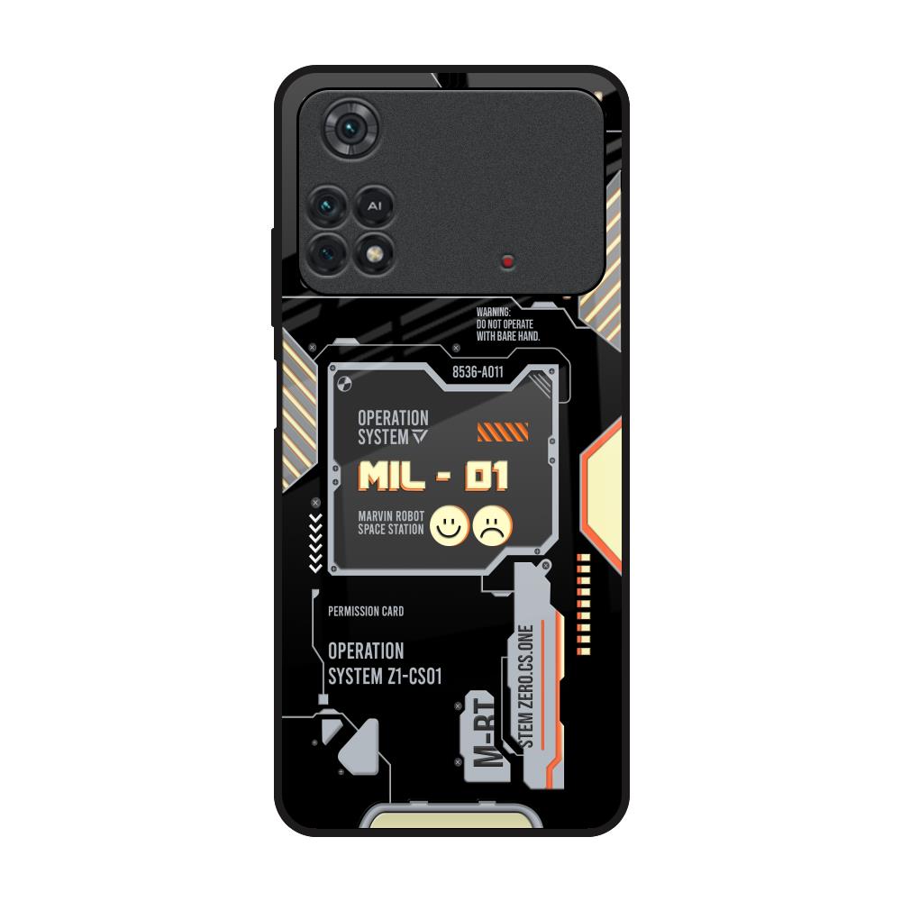 Exposed Parts Poco M4 Pro Glass Back Cover Online
