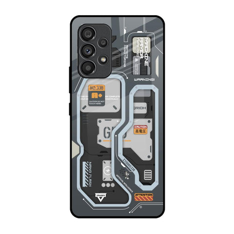 Retro Futuristic Samsung Galaxy A53 5G Glass Back Cover Online