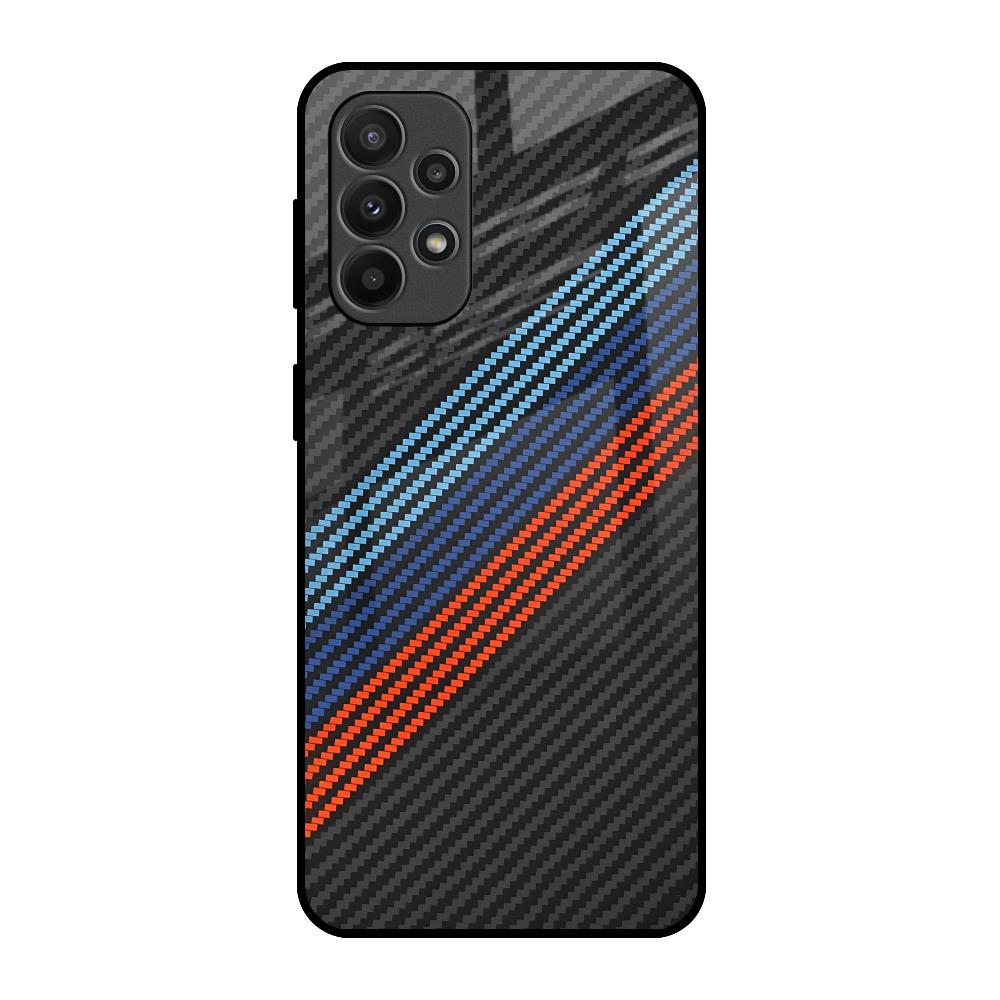 Carbon Inspired Samsung Galaxy A23 Glass Back Cover Online