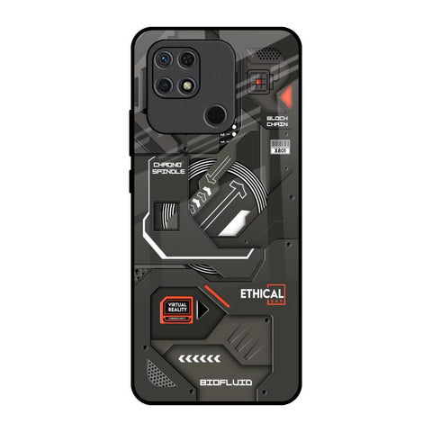 Tech Aesthetics Redmi 10 Glass Back Cover Online