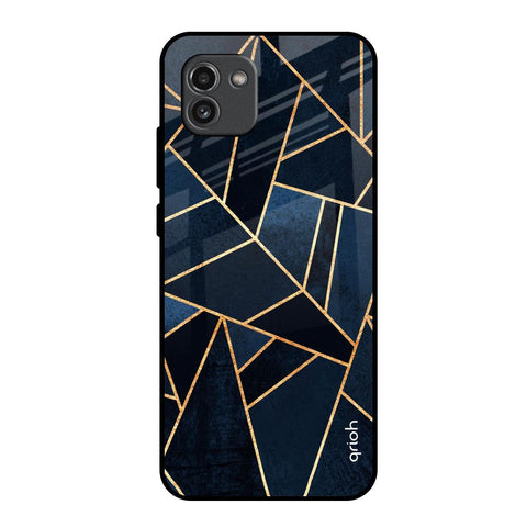 Abstract Tiles Samsung Galaxy A03 Glass Back Cover Online
