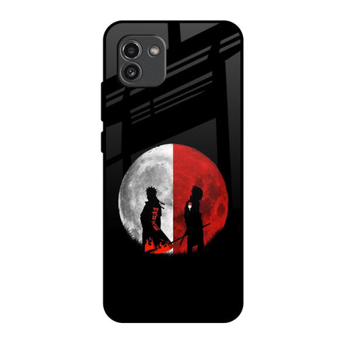 Anime Red Moon Samsung Galaxy A03 Glass Back Cover Online