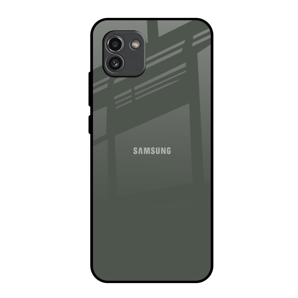 Charcoal Samsung Galaxy A03 Glass Back Cover Online