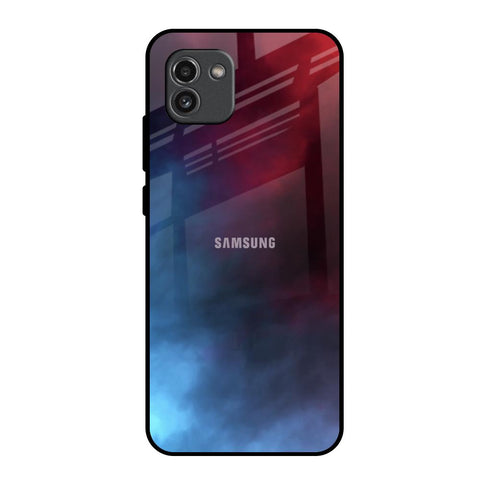 Smokey Watercolor Samsung Galaxy A03 Glass Back Cover Online