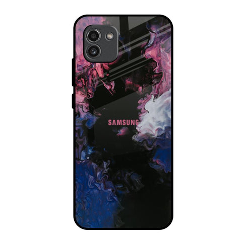 Smudge Brush Samsung Galaxy A03 Glass Back Cover Online